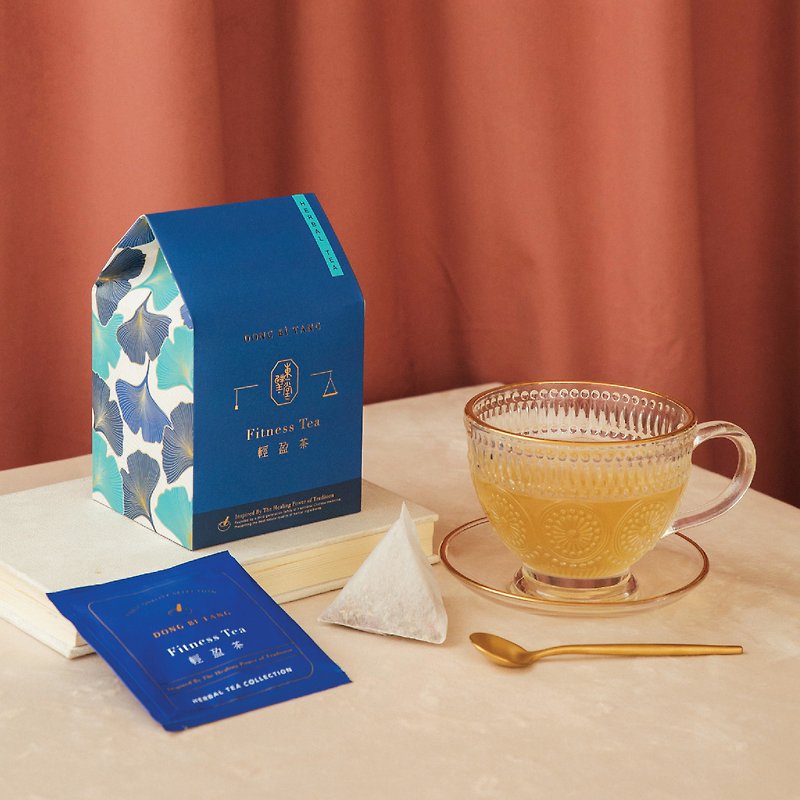 頂級漢方養生 輕盈茶 Fitness Tea - 茶葉/漢方茶/水果茶 - 紙 藍色