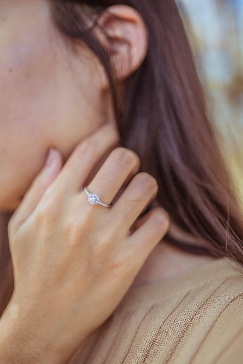 【ONEIDA】Devoted - 全心全意系列鑽戒/戒指 (10分) - 對戒 - 其他金屬 