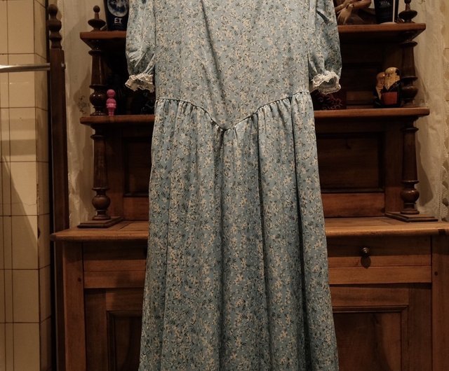 Light blue shops retro dress