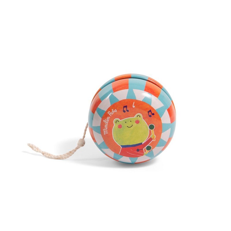 French Moulin Roty Fairy Frog Metal Yo-Yo - ของเล่นเด็ก - วัสดุอื่นๆ หลากหลายสี