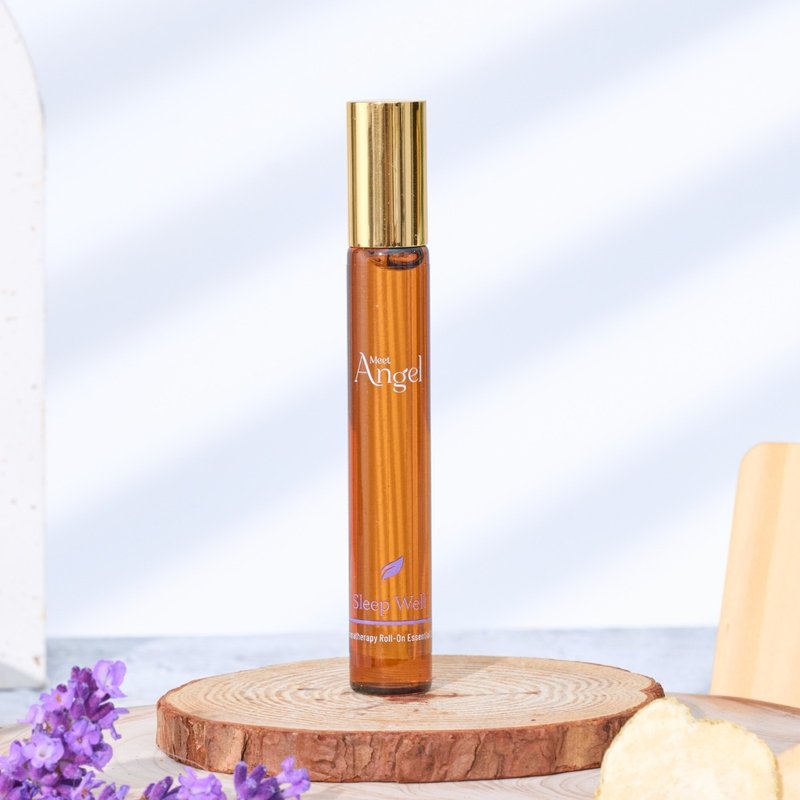 Sleep Well | Aromatherapy Roll-on Essential Oil | Shut down the mind, relax and help you sleep - น้ำหอม - น้ำมันหอม สีม่วง