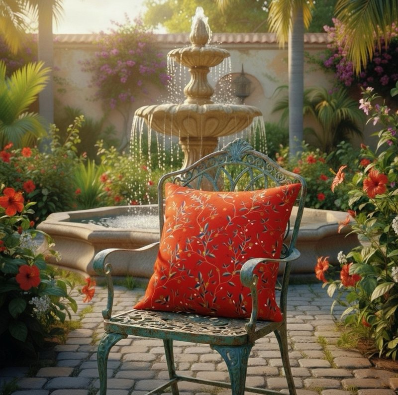 chuchulove 40 X 40 抱枕 印花 / 瓢蟲之森 - 枕頭/抱枕 - 聚酯纖維 