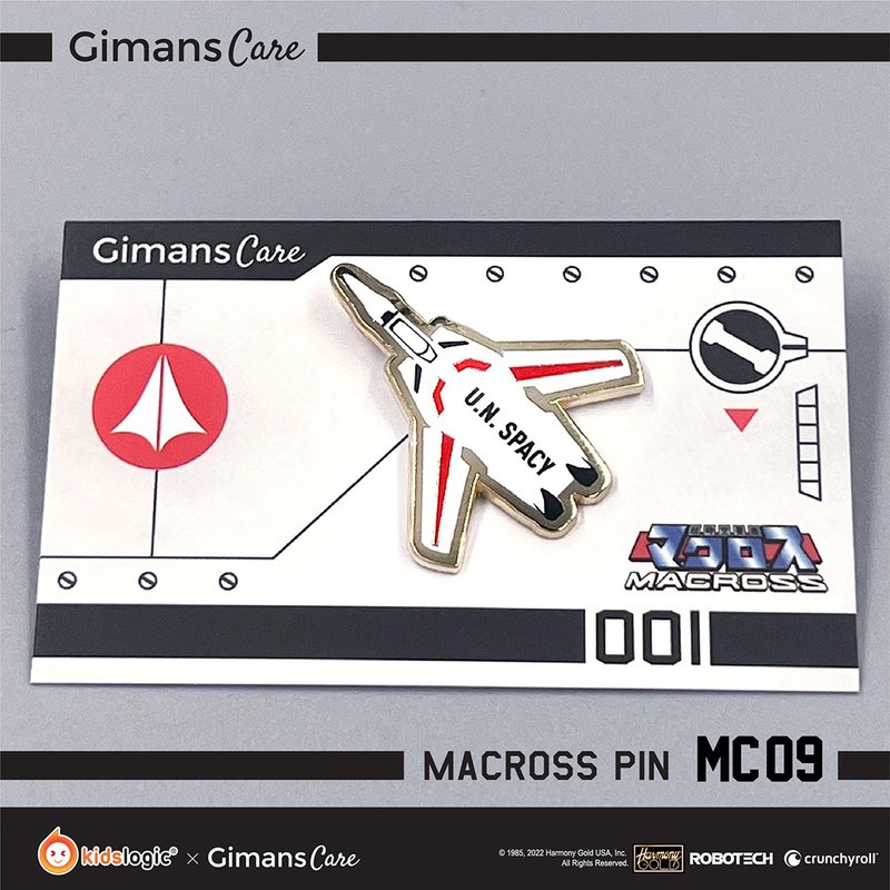 Macross Metal Badge Series VF-1J Aircraft - เข็มกลัด/พิน - โลหะ 