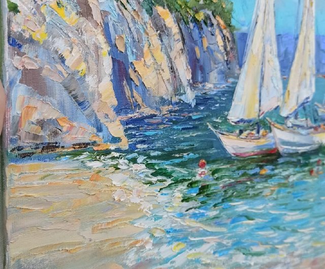 クレイツ 『大西洋』 油彩画 - 北海道画廊