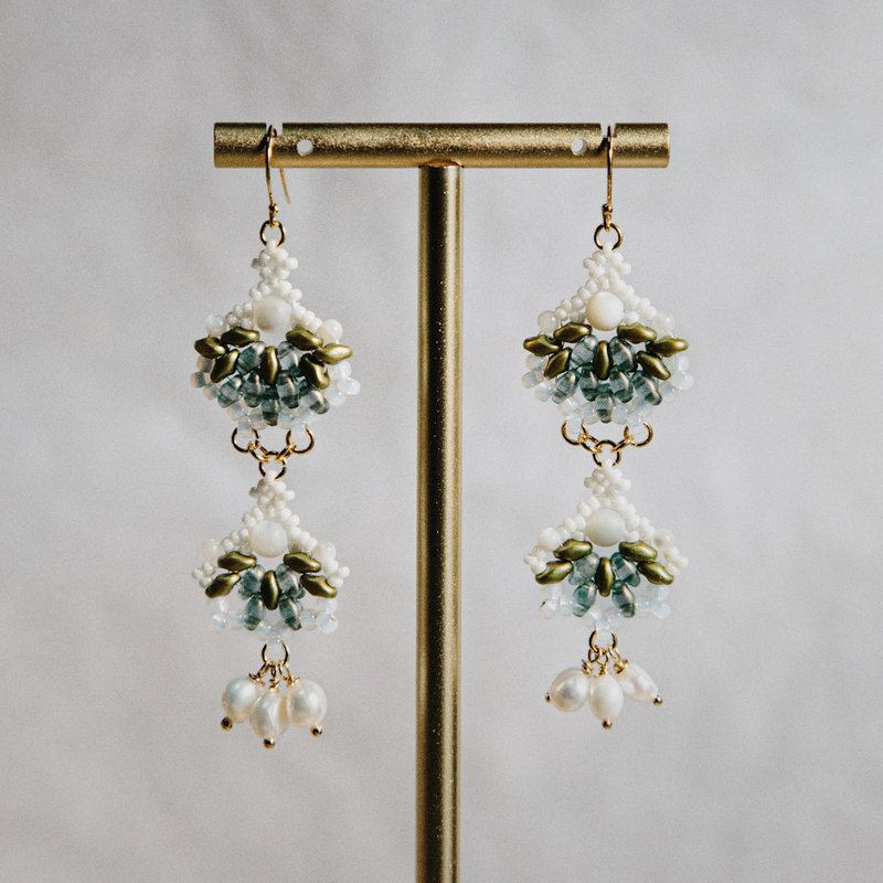 Creusa's Kingfisher Earrings Creusa's Kingfisher Earrings - Earrings & Clip-ons - Glass Green