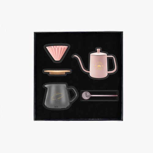 Design Your Own Wine 香港酒瓶雕刻禮品專門店 咖啡套裝|粉色套裝 生日禮物 客製化禮物 刻字禮物 交換禮物 送禮