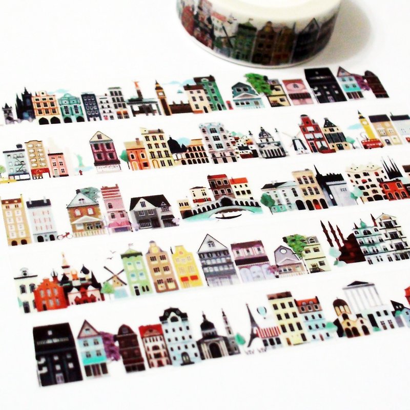 Sample Washi Tape Small World - มาสกิ้งเทป - กระดาษ 