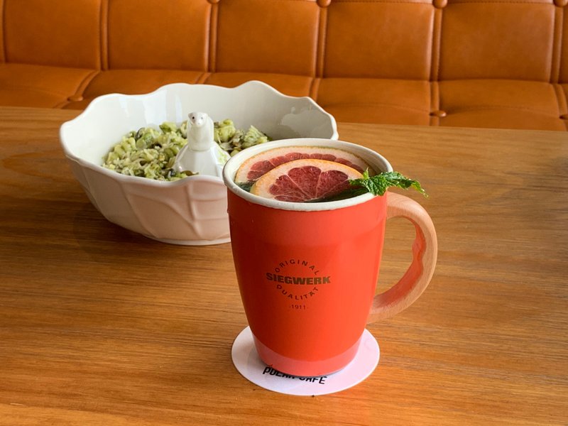 [SIEGWERK] German Beech Stainless Steel Enamel Mug 300ml_Coral Red - แก้วมัค/แก้วกาแฟ - วัตถุเคลือบ สีแดง