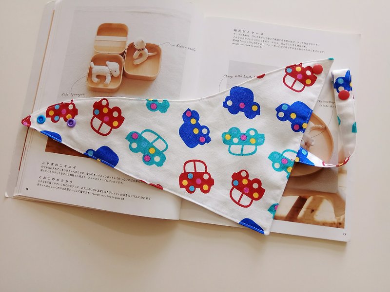 Color Car Nipple With Triangle Bibs Monthly Gift Touching Towels Baby Bibs Pap Set - Bibs - Cotton & Hemp Multicolor