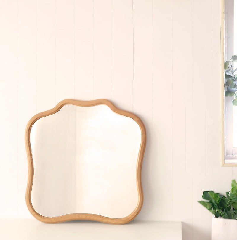 法式復古曲線鏡 - 其他家具 - 木頭 橘色