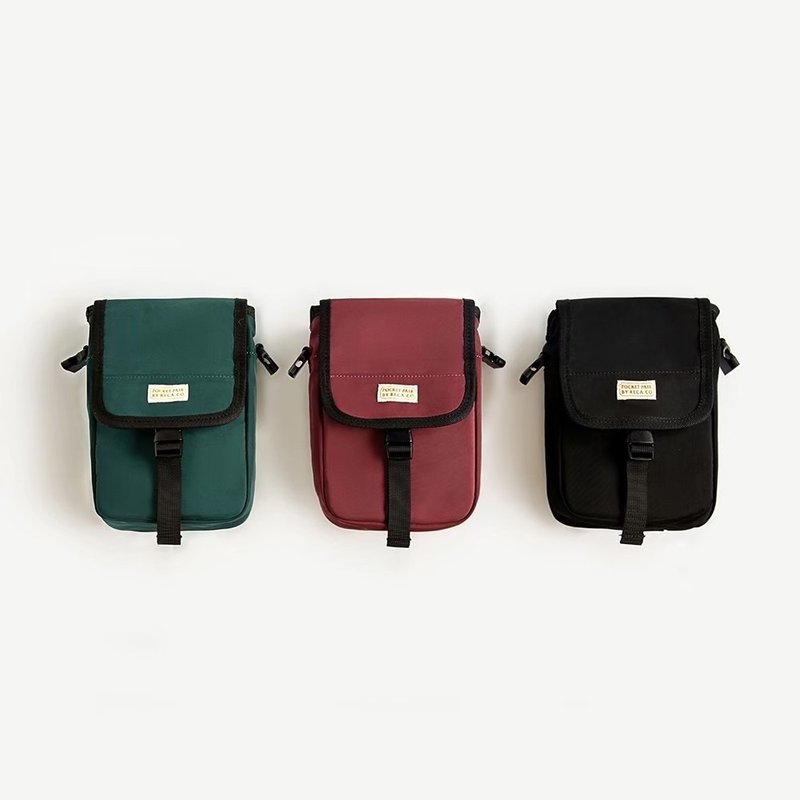 Arbor Pocket 磁鐵多用包 - Messenger Bags & Sling Bags - Polyester 