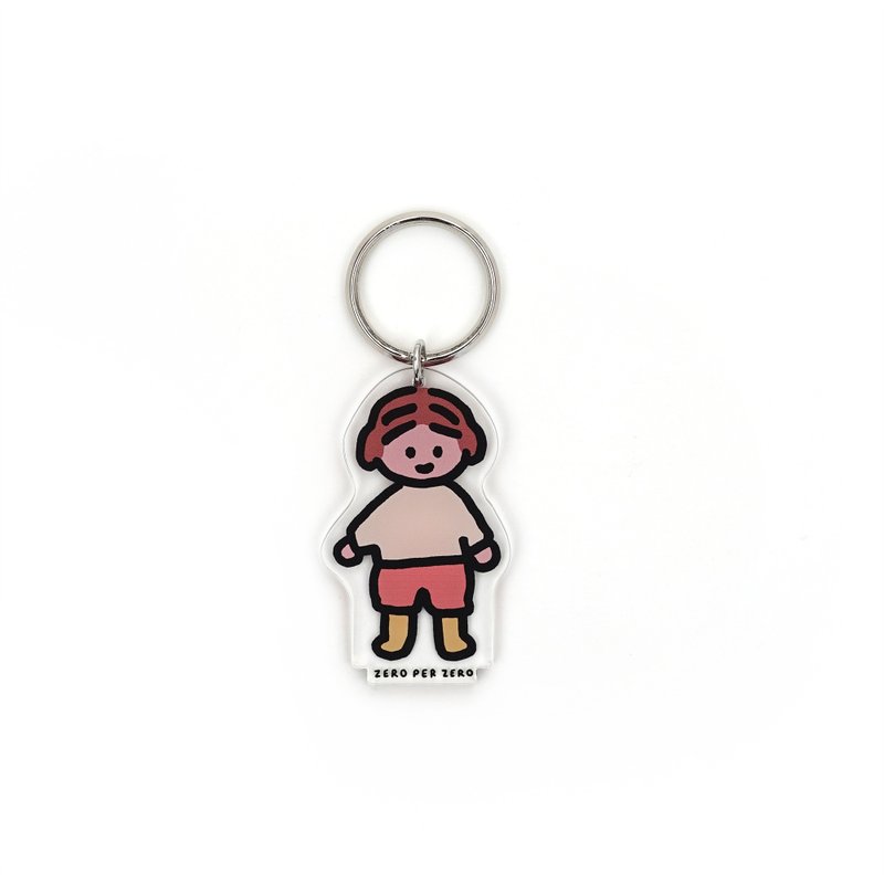 Flat stand-up keychain for little girls - ที่ห้อยกุญแจ - อะคริลิค 