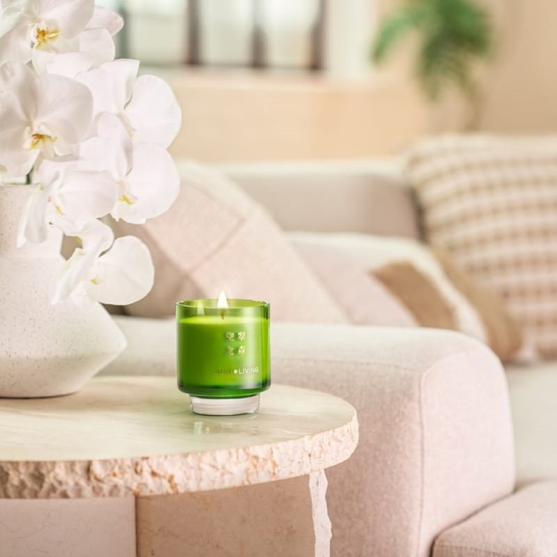 Liulicongfang LIVING Kongcui Forest Scented Candle - เทียน/เชิงเทียน - ขี้ผึ้ง สีเขียว