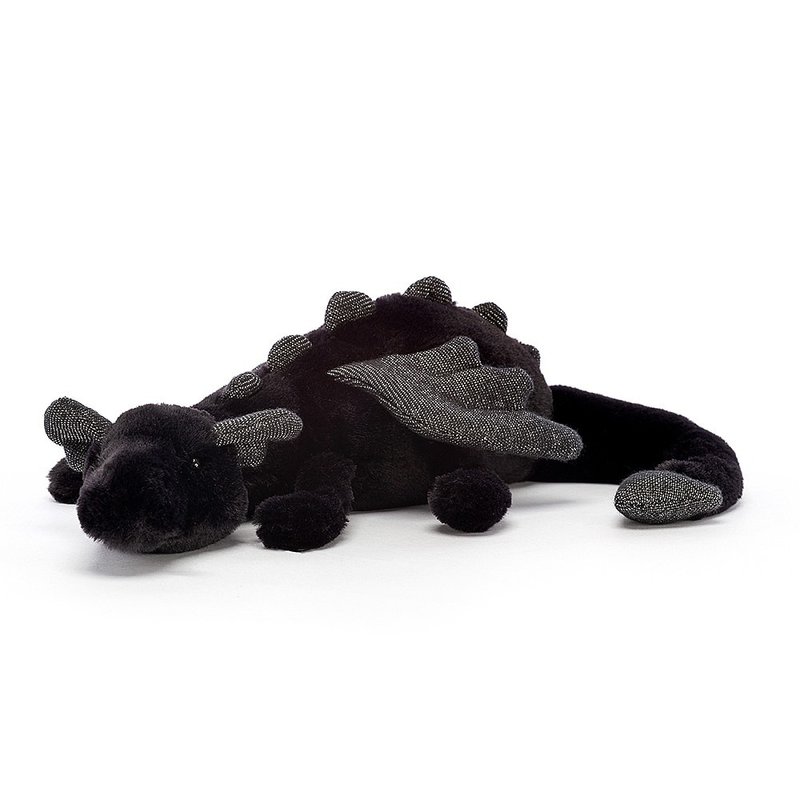 Onyx Dragon 瑪瑙雪龍 (黑) 約30cm - 公仔/玩偶 - 聚酯纖維 黑色