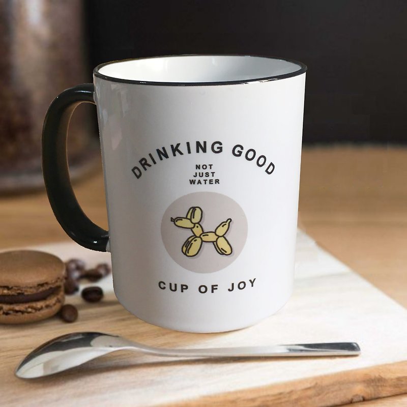Have a good drink milk ceramic cup - แก้วมัค/แก้วกาแฟ - ดินเผา ขาว