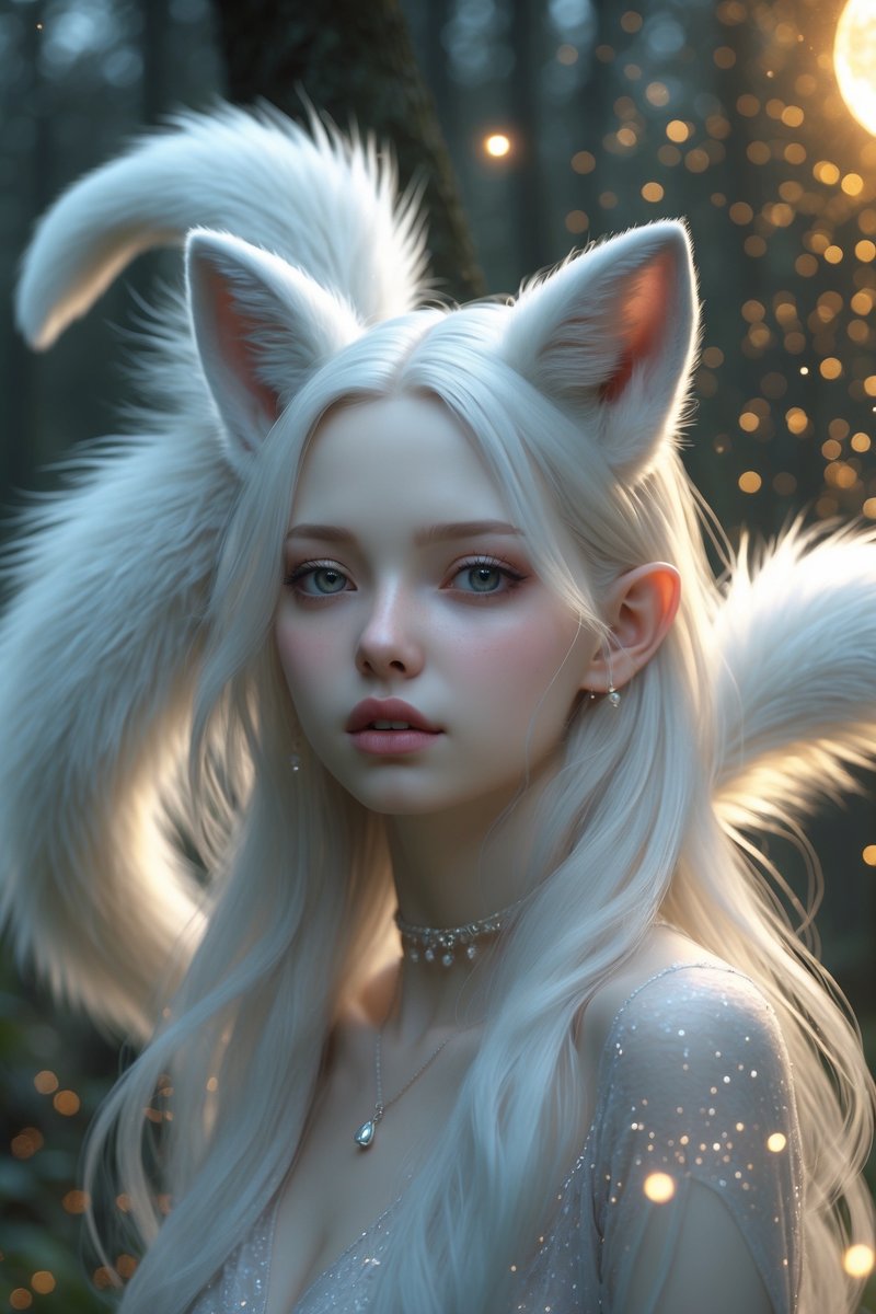 真女巫佛牌、狐仙姐姐、靈魂選擇的夥伴 - 項鍊 - 其他材質 白色