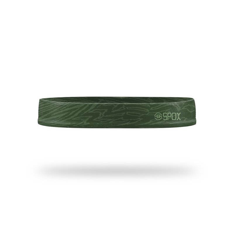 [Dark green Damascus pattern] MINI LITE thin version headband - อุปกรณ์เสริมกีฬา - เส้นใยสังเคราะห์ สีเขียว