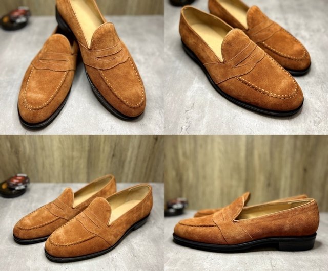 Handmade hot sale penny loafers