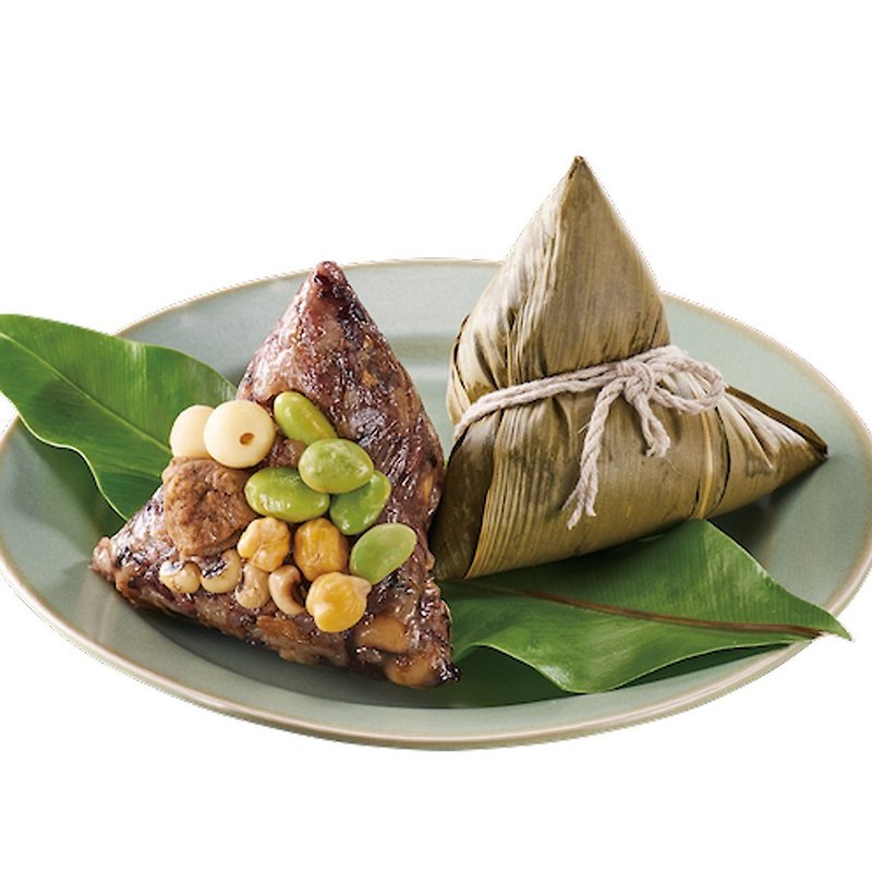 Yangming spring snow lotus seed rice dumplings 3 pieces - Grains & Rice - Other Materials 