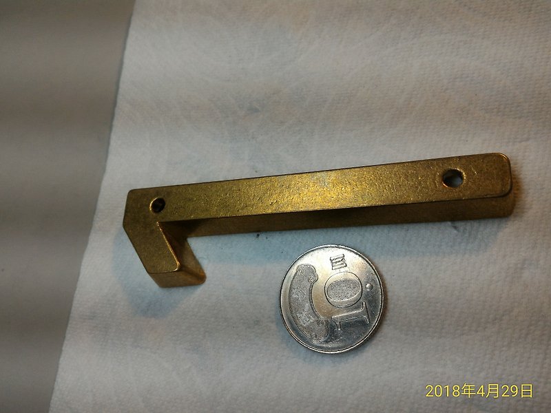 初期の台湾の産業風純粋な銅アラビア数字のハウスナンバーペーパータウンデコレーション1 - ウォールデコ・壁紙 - 金属 