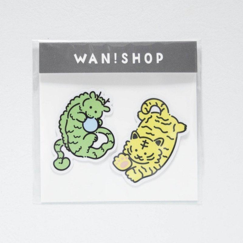 [Sticker] Tiger & Dragon [Set] - สติกเกอร์ - กระดาษ หลากหลายสี