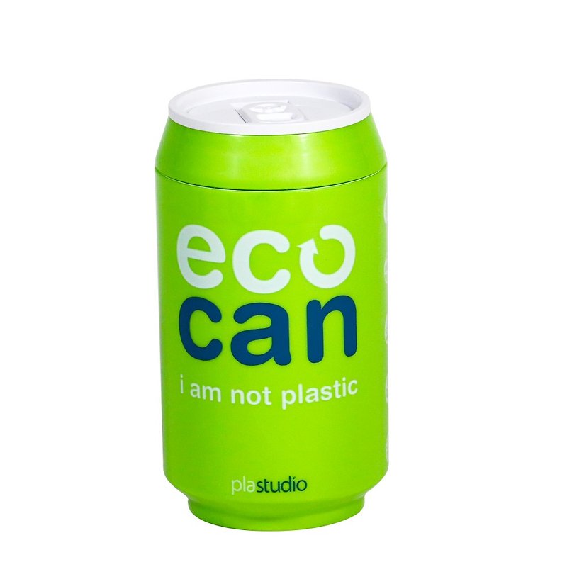PLAStudio ECO CAN_ Green -280ml - แก้วมัค/แก้วกาแฟ - วัสดุอื่นๆ สีเขียว