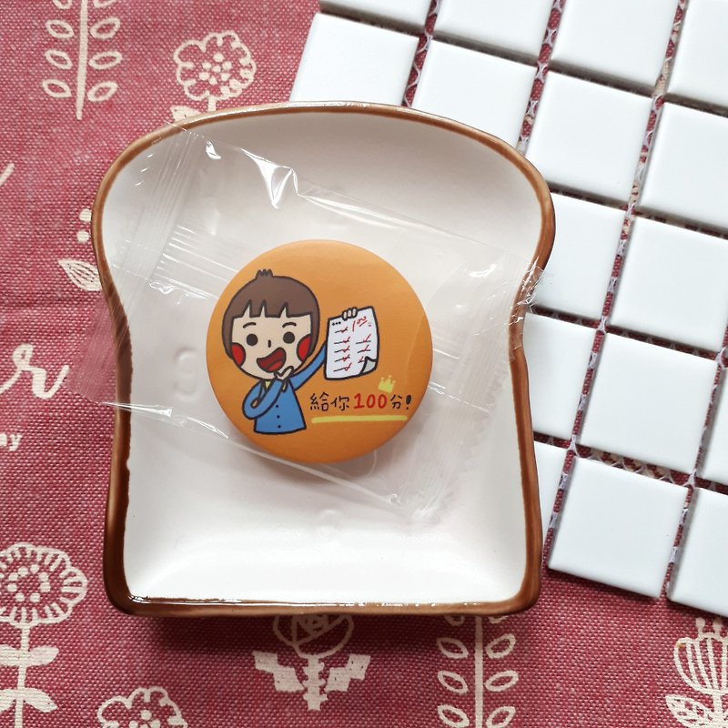 【CHIHHSIN Xiaoning】Give you 100 points badges_Choose 3 badges to get 1 free - Badges & Pins - Plastic 