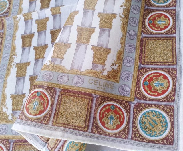 セリーヌ パリ ヴィンテージ ハンカチ レディース バロック コラム
