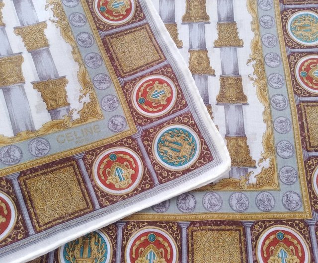 セリーヌ パリ ヴィンテージ ハンカチ レディース バロック コラム