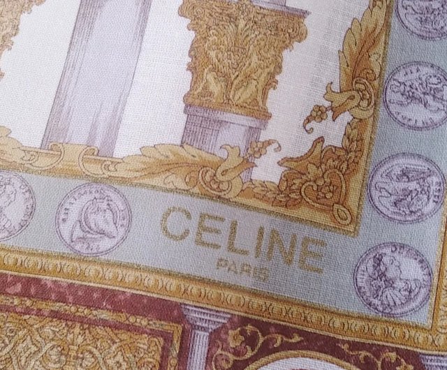 セリーヌ パリ ヴィンテージ ハンカチ レディース バロック コラム