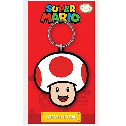 Dope 私貨 【任天堂】奇諾比奧(Super Mario-Toad) -進口鑰匙圈