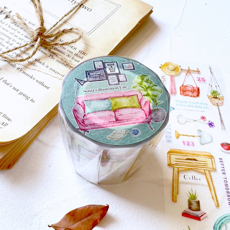 Household small things - 5cm bright PET tape (with release paper) - มาสกิ้งเทป - พลาสติก 