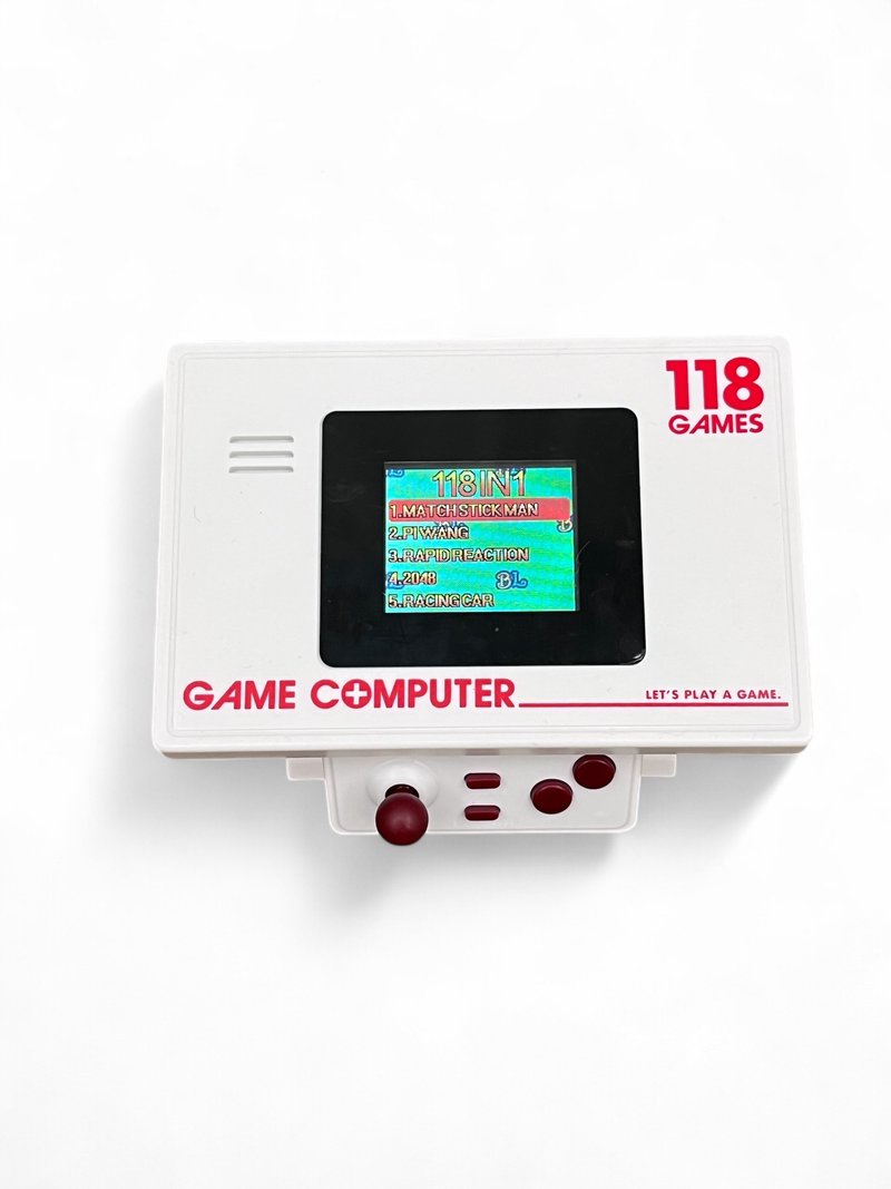 遊戲機 全新品 Game Computer 118 in 1迷你小街機造型 - 科技小物 - 塑膠 白色