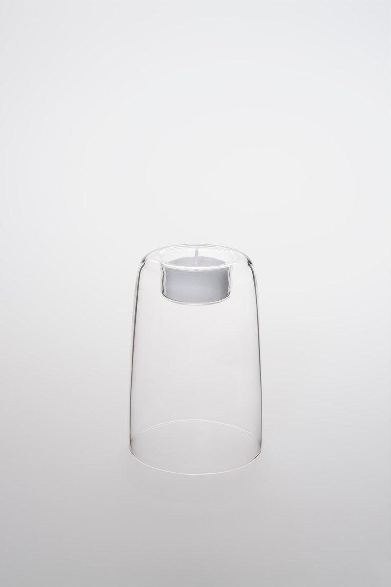 TG 耐熱玻璃蠟燭台 120 mm - 香氛蠟燭/燭台 - 玻璃 透明