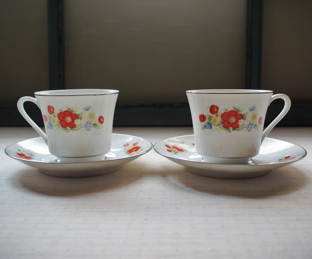 Set Of 2- Wild Flower Tea Mug