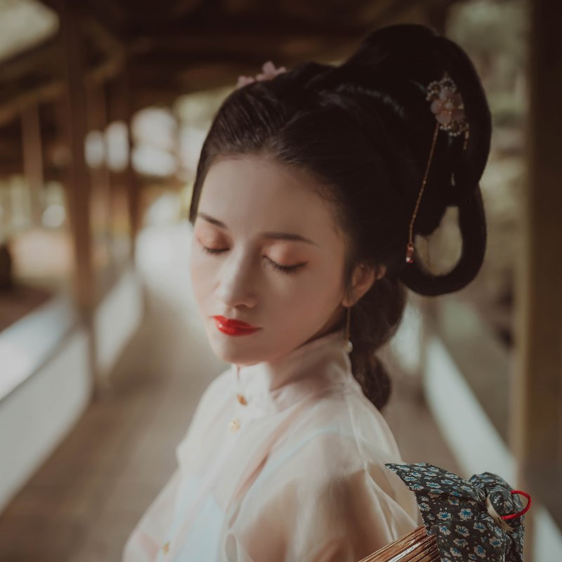 梅松小髮釵-歲寒系列(共8色) - 髮夾/髮圈 - 銅/黃銅 粉紅色