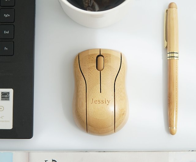 Luchten Vertrek naar Psychologisch Office Gift Set #06 - Bamboo Wireless Mouse, Bamboo Gel pen, Desk Phone  Holder - Shop NSJ Stylish Store Other - Pinkoi