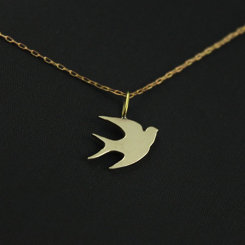 Bird Swallow Necklace sold out while supplies last - Necklaces - Other Metals Gold