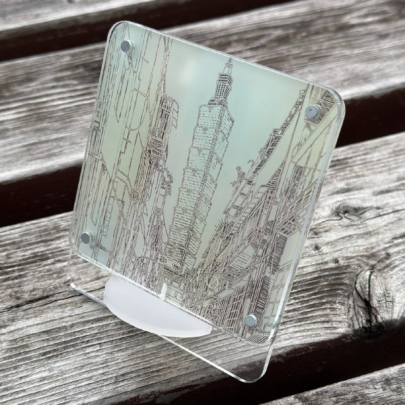 ALO 2in1 Phone Stand Taipei 101 ~ Integrated Stand and Photo Frame Functionality - ที่ตั้งมือถือ - อะคริลิค หลากหลายสี