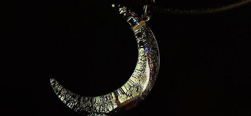 [Made to order] First quarter moon --Kinun-- - Necklaces - Glass 