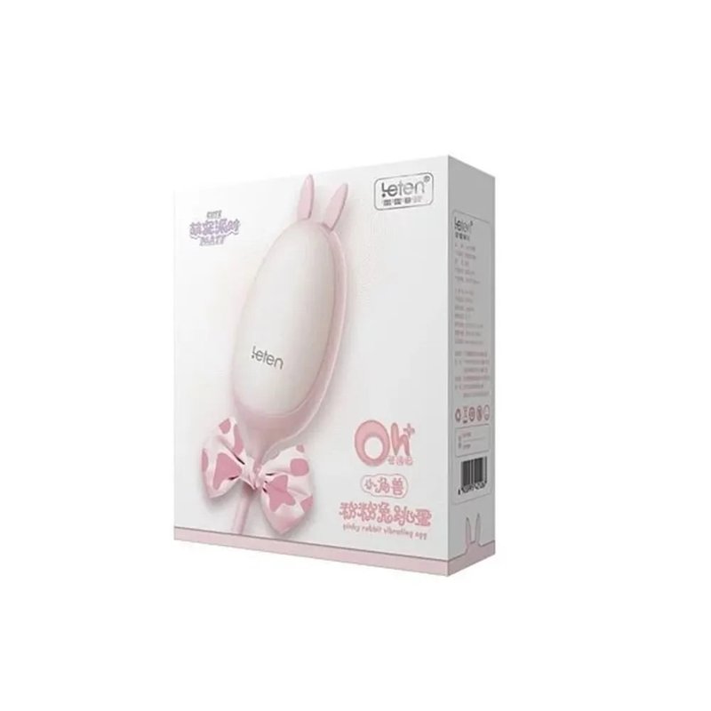 Leten Little Horned Beast 3x7 Frequency Magnetic Charging Waterproof Silent Cute Vibrator-Pink Rabbit - Adult Products - Silicone Multicolor