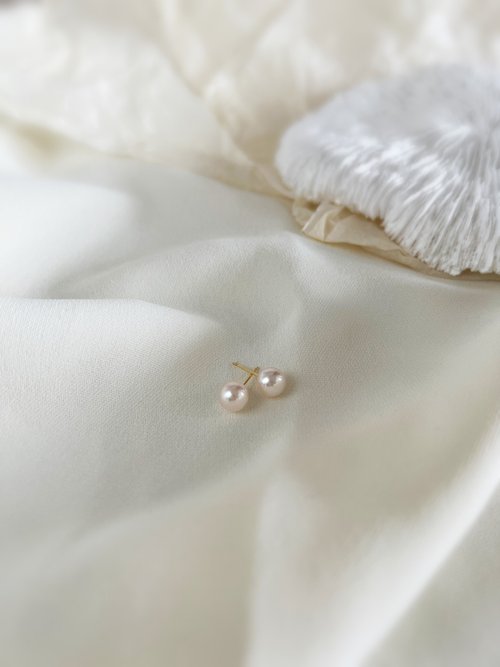 Mikado Jewellery 天仙耳環- 18K純金日本*花珠*級別Akoya珍珠耳環