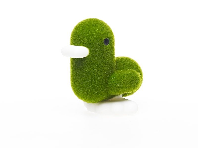 SUSS-比利時CANAR品牌 可愛獨家心形小鴨大型存錢筒/超療癒適生日送禮（設計版 草地綠）-現貨免運 - 存錢筒 - 塑膠 綠色