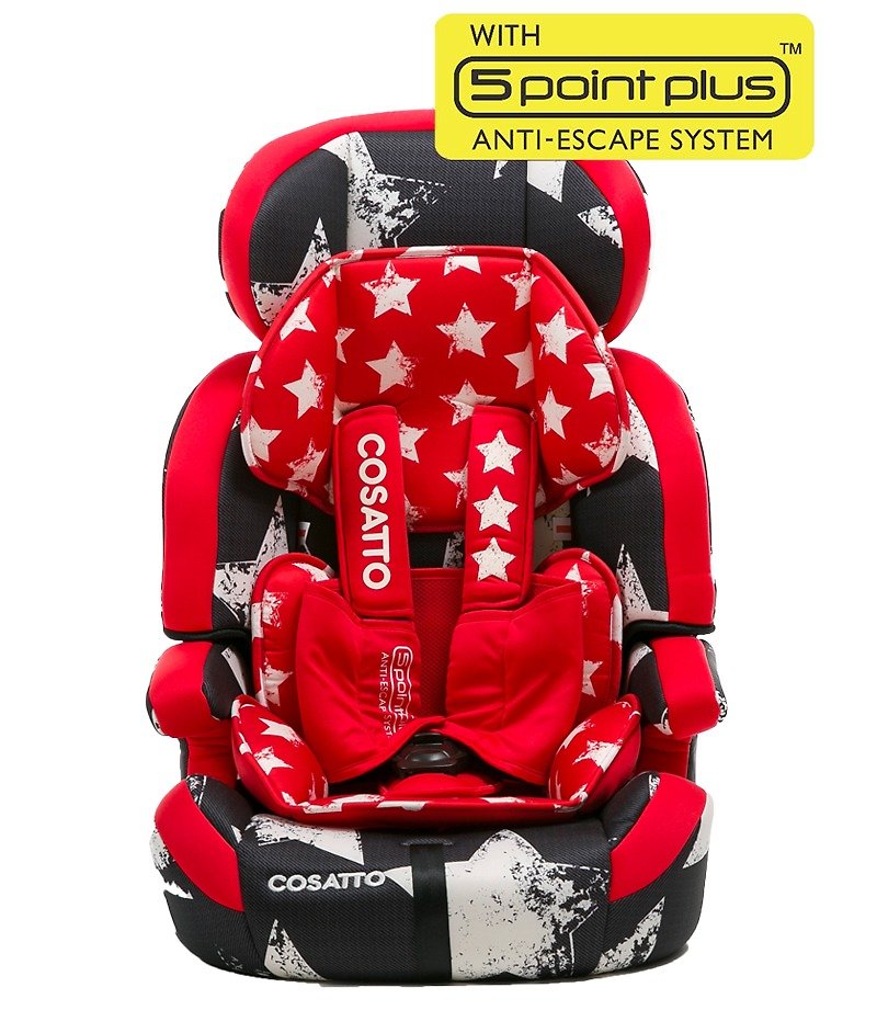 英國Cosatto Zoomi Group 123 嬰幼童汽車安全座椅 – Hipstar (5 point plus) - 其他 - 其他材質 紅色