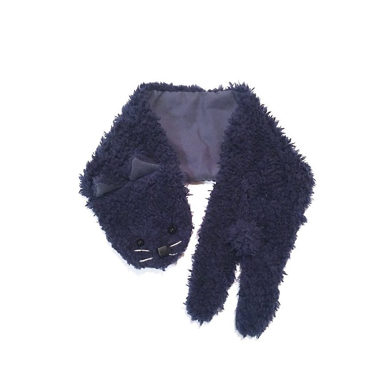 Muffler of the dog cat   Navy-blue - Baby Accessories - Cotton & Hemp Blue