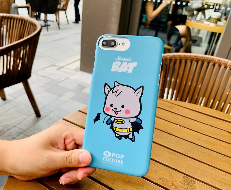 iPhone 7p/8p Flying Mouse cute bat ultra-thin personal phone case mobile phone case gift - Phone Cases - Plastic Blue