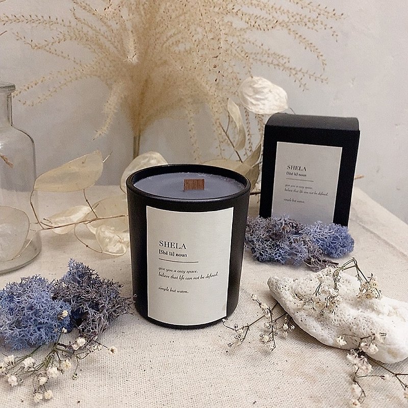 Wood Sage and Sea Salt soy candle. - Candles & Candle Holders - Wax Blue