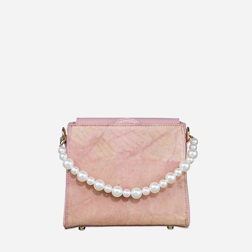 THAMON Pearl Vegan Crossbody Bag - Blossom Pink