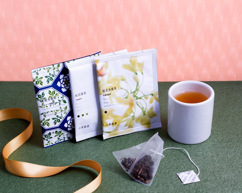黑烏龍/桂花烏龍茶/古早味紅茶-輕享茶包9入 - 茶葉/茶包/水果茶 - 新鮮食材 橘色