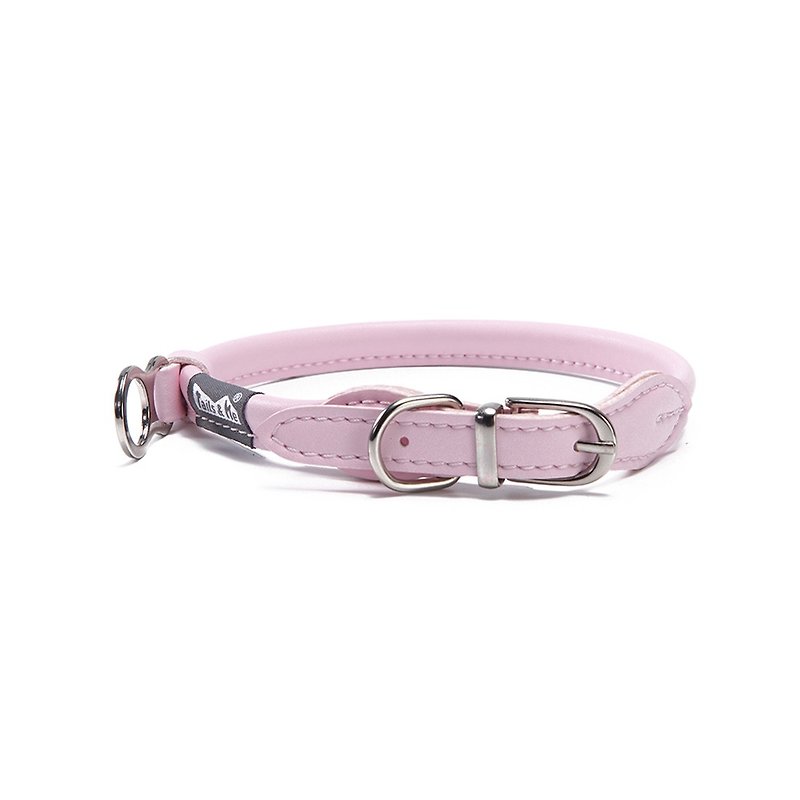 [Tail and Me] Natural Concept Leather Collar Cherry Blossom Powder S - ปลอกคอ - หนังเทียม สึชมพู